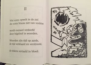 Zoek de zeven (Antwerpse dichters), Pierre Alechinsky en Hugo Claus